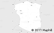 Silver Style Simple Map of Sandu