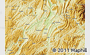 Physical Map of Shiqian