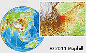 Physical Location Map of Shuicheng