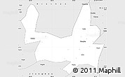 Silver Style Simple Map of Songtao