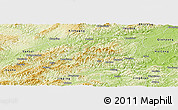 Physical Panoramic Map of Tianzhu