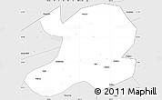Silver Style Simple Map of Tianzhu