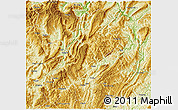Physical 3D Map of Wuchuan