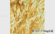 Physical Map of Wuchuan