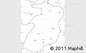 Blank Simple Map of Xingyi