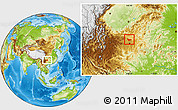 Physical Location Map of Xiuwen