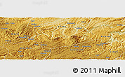 Physical Panoramic Map of Xiuwen