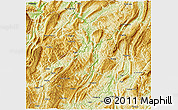 Physical 3D Map of Yanhe
