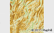 Physical Map of Yanhe