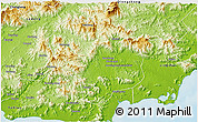 Physical 3D Map of Baoting