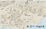 Shaded Relief 3D Map of Baoting