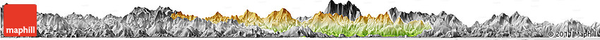 Physical Horizon Map of Baoting, desaturated