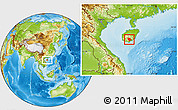 Physical Location Map of Baoting