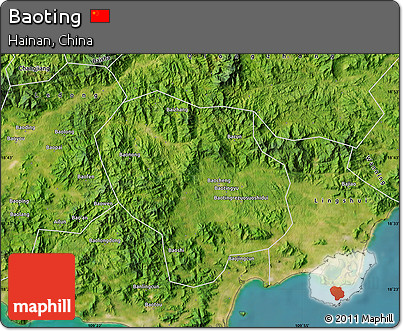 Satellite Map of Baoting