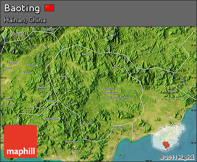 Satellite Map of Baoting
