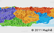 Political Panoramic Map of Baoting
