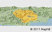 Savanna Style Panoramic Map of Baoting