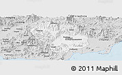 Silver Style Panoramic Map of Baoting