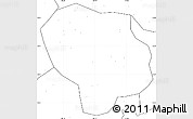 Blank Simple Map of Baoting, no labels