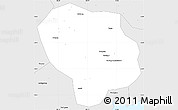Silver Style Simple Map of Baoting