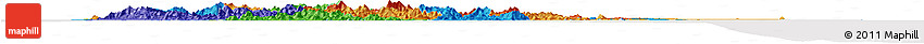 Political Horizon Map of Hainan, cropped outside