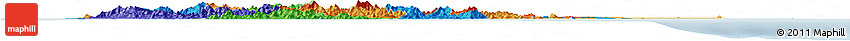 Political Horizon Map of Hainan, lighten