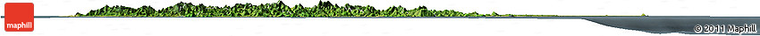 Satellite Horizon Map of Hainan, semi-desaturated