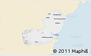 Classic Style 3D Map of Qionghai, single color outside