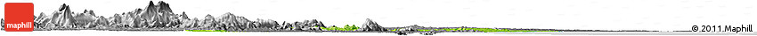 Physical Horizon Map of Qionghai, desaturated