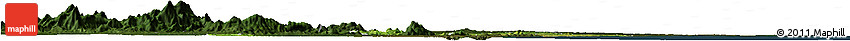 Satellite Horizon Map of Qionghai, darken