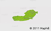 Physical Panoramic Map of Qionghai, cropped outside