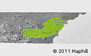 Physical Panoramic Map of Qionghai, desaturated