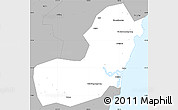 Gray Simple Map of Qionghai