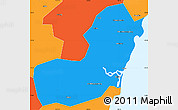 Political Simple Map of Qionghai