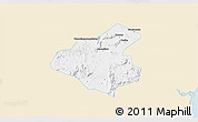 Classic Style 3D Map of Tunchang, single color outside