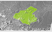 Physical 3D Map of Tunchang, desaturated
