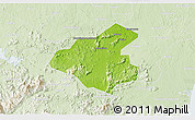Physical 3D Map of Tunchang, lighten
