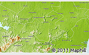 Physical 3D Map of Tunchang