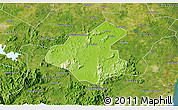 Physical 3D Map of Tunchang, satellite outside