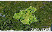 Satellite 3D Map of Tunchang, darken