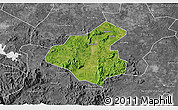 Satellite 3D Map of Tunchang, desaturated