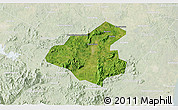 Satellite 3D Map of Tunchang, lighten