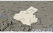 Shaded Relief 3D Map of Tunchang, darken
