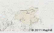 Shaded Relief 3D Map of Tunchang, lighten