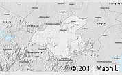Silver Style 3D Map of Tunchang