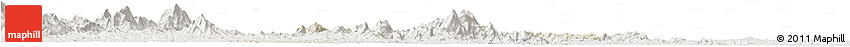Shaded Relief Horizon Map of Tunchang, lighten Shaded Relief Horizon Map of Tunchang, lighten