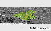 Satellite Panoramic Map of Tunchang, desaturated