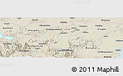 Shaded Relief Panoramic Map of Tunchang