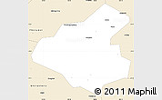 Classic Style Simple Map of Tunchang