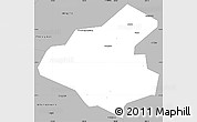 Gray Simple Map of Tunchang